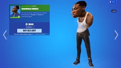 quandale dingle spotted in fortnite nude