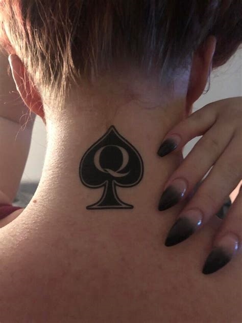 queen of spades temporary tattoos nude