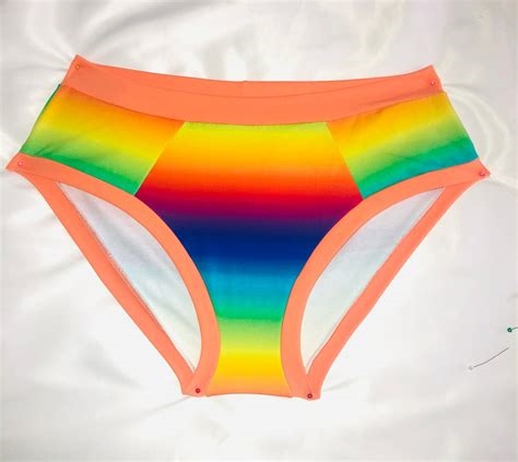 rainbow panties nude