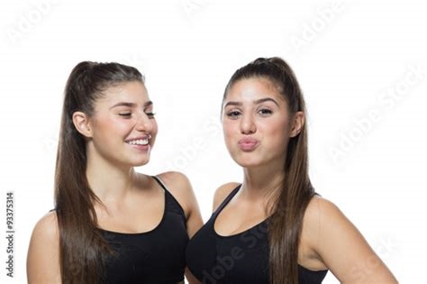 real twins kiss nude