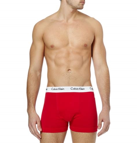 red calvin klein boxers nude