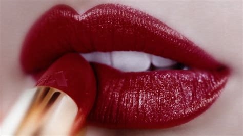 red lipstick blowjob nude