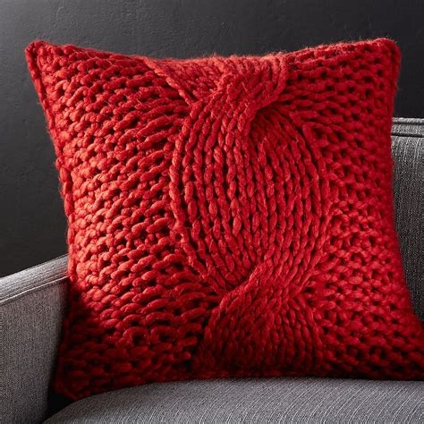 red sweater pillow nude