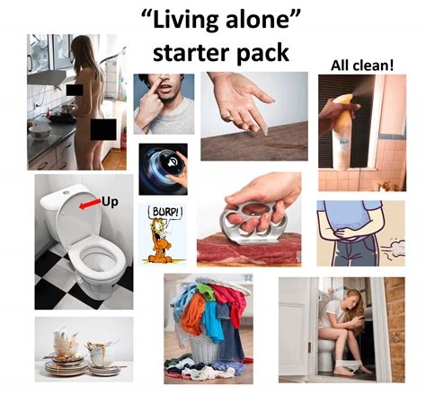 reddit living alone nude