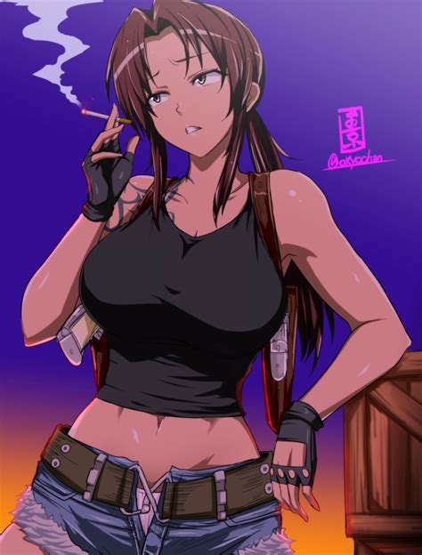 revy got a boat in her black lagoon nude