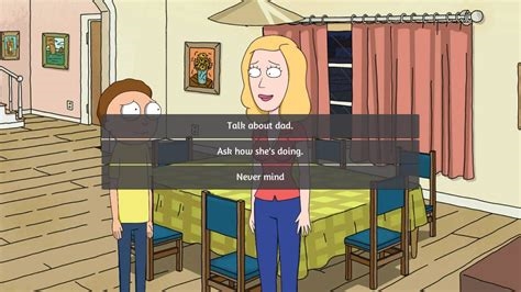 ricky and morty porn game nude
