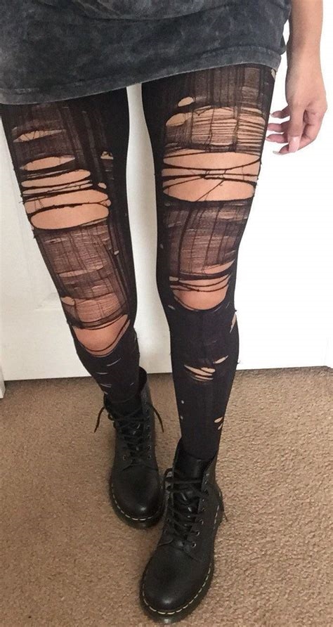 ripped tights porn nude