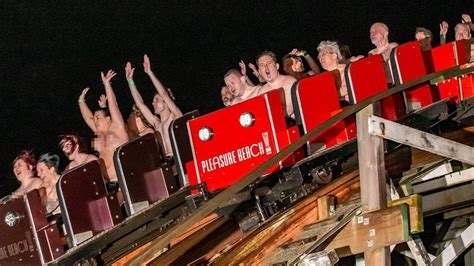 roller coaster topless nude