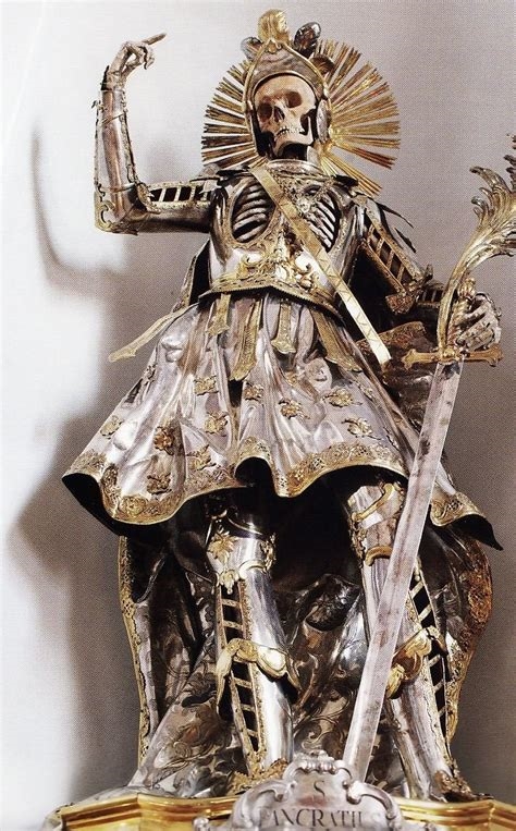 saint pancratius skeleton nude