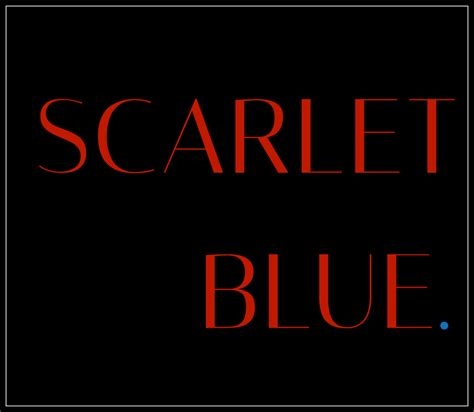 scarelet blue nude