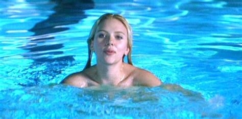 scarlett johansson naked in pool nude