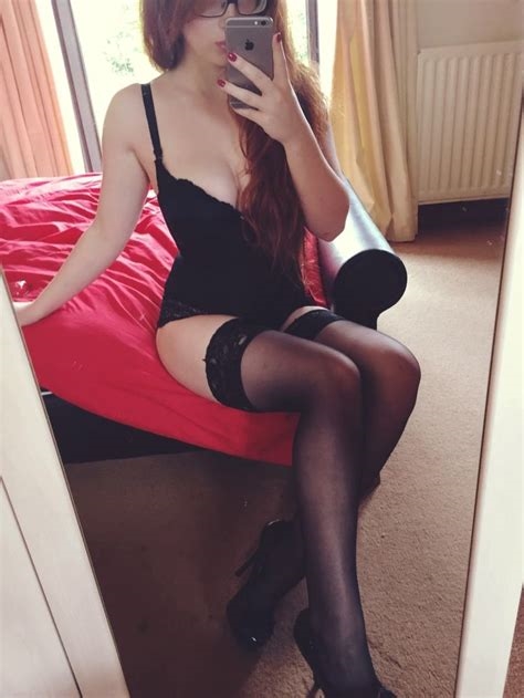 selfies stockings nude