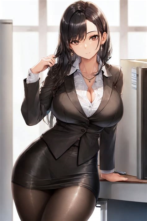 sexy anime secretary nude