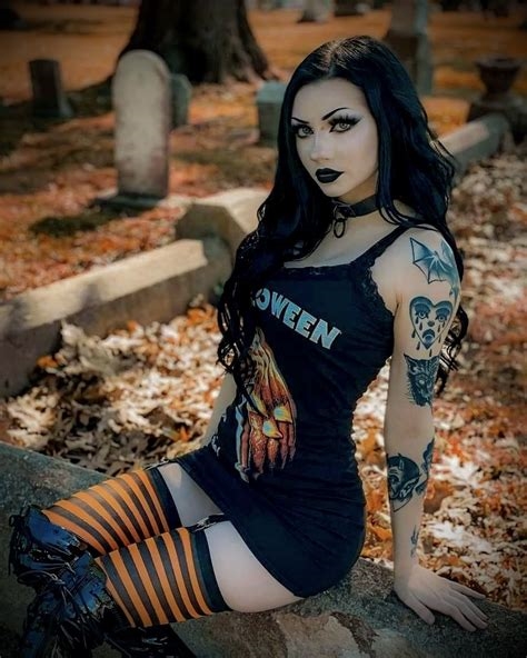 sexy goth halloween nude
