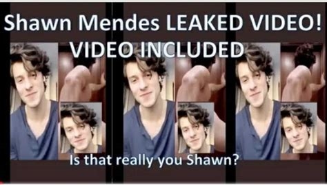 shawn mendes leaked videos nude