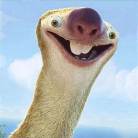 sid the sloth with hair nude