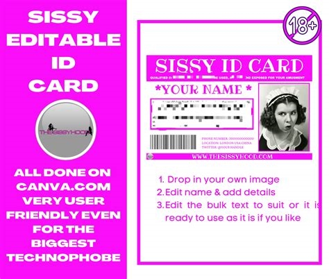 sissy id card nude