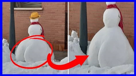 snowman booty nude