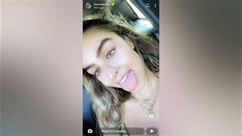 sommer ray snap chat nude