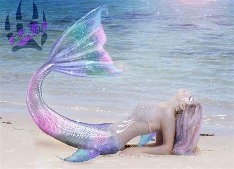 sparkly mermaid nude