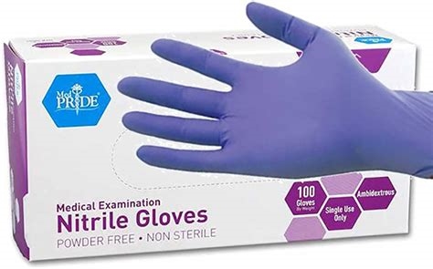 spider nitrile gloves nude