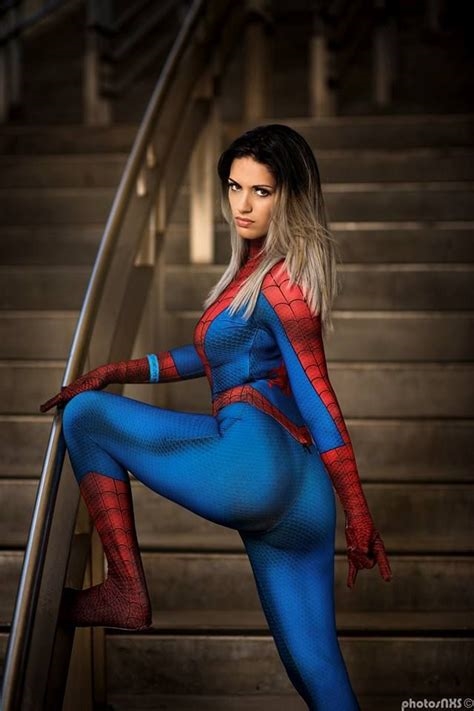 spider woman sexy cosplay nude