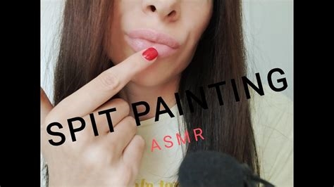 spit painting asmr nude