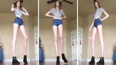 spreading long legs nude