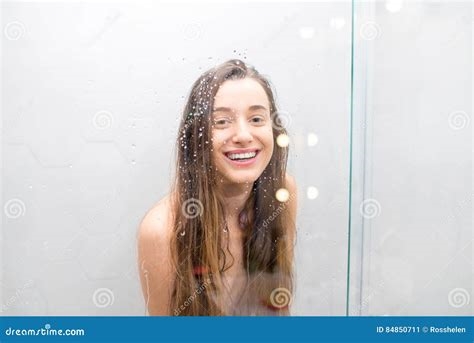 squirting in the shower nude