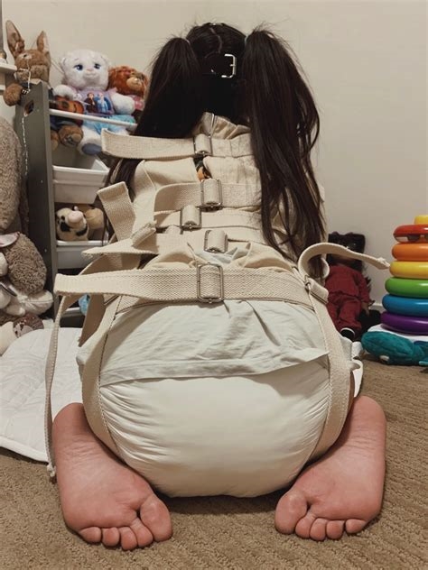 straightjacket and diaper nude