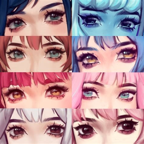 sultry anime eyes nude