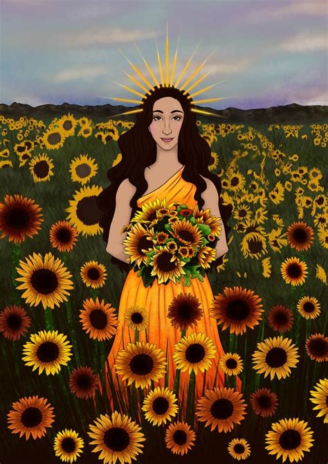 sunflower goddess nude