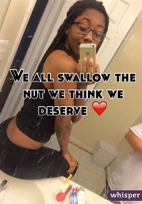 swallow the nut nude