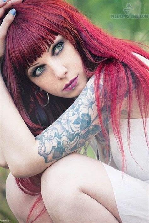 tattoed redhead nude