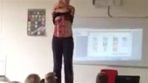 teacher flashes in class nude