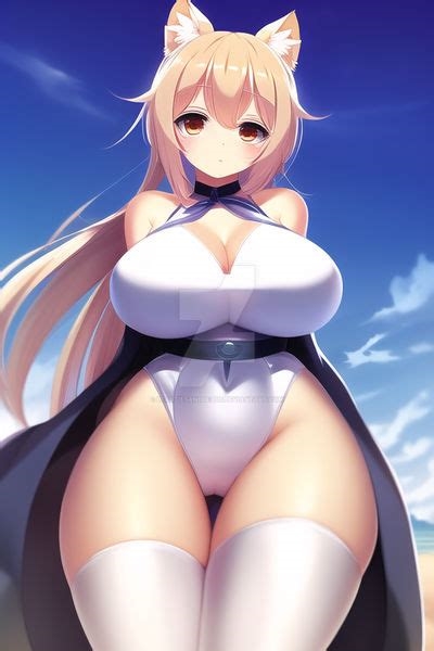thicc catgirl nude
