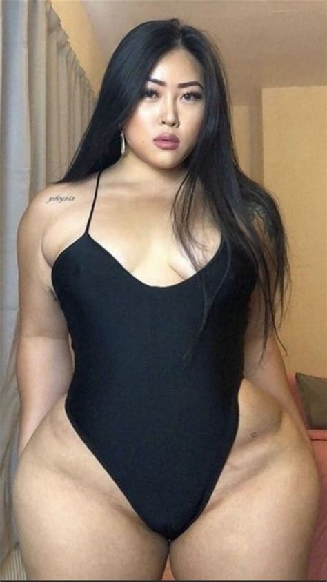 thick asian masturbating nude