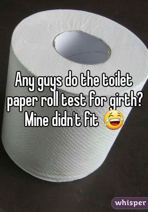 toliet paper roll test nude