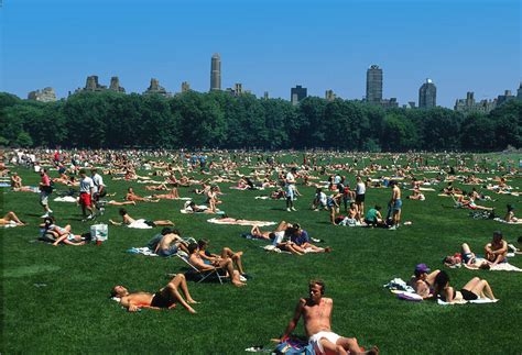 topless in central park nude