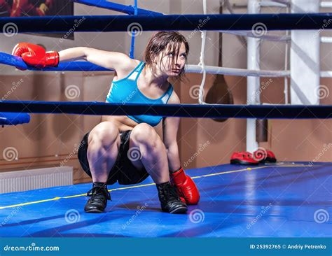 topless woman boxing nude