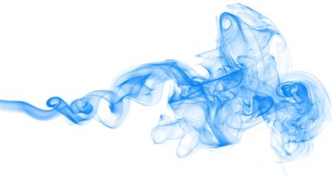transparent blue smoke nude