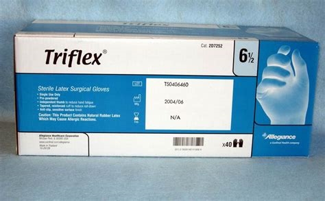 triflex surgical gloves nude