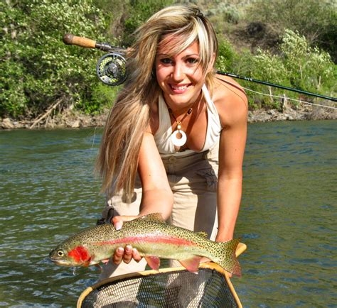 trout fishing lady porn nude