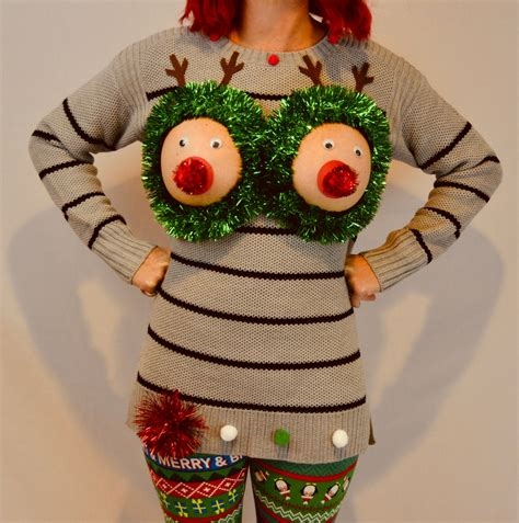 ugly sweater tits nude
