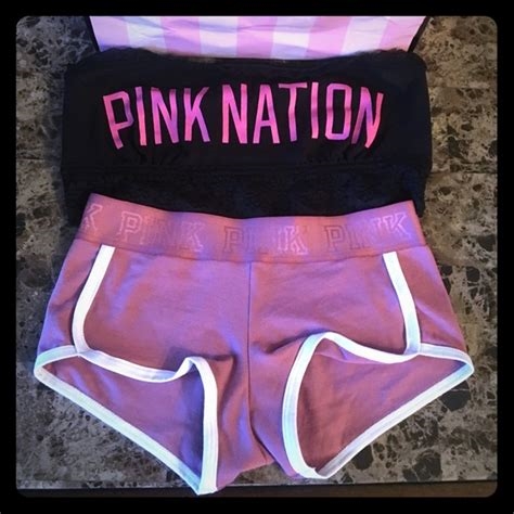 victoria secret pink bra and panty set nude
