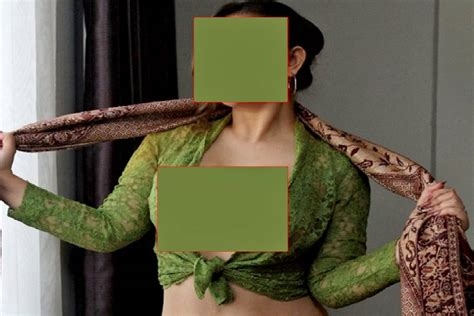 viral kebaya hijau nude