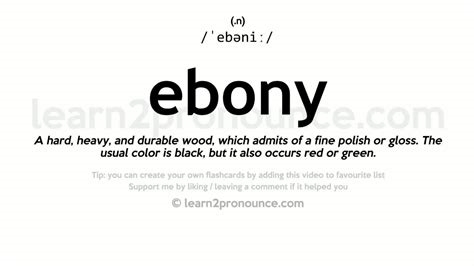 what does ebony mean in porn nude