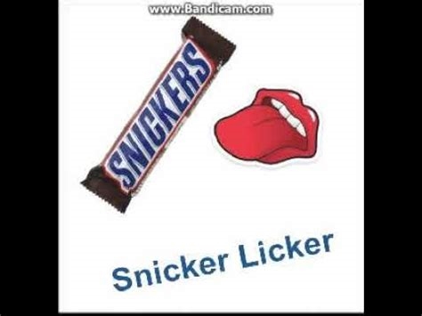 what is a snicker licker nude