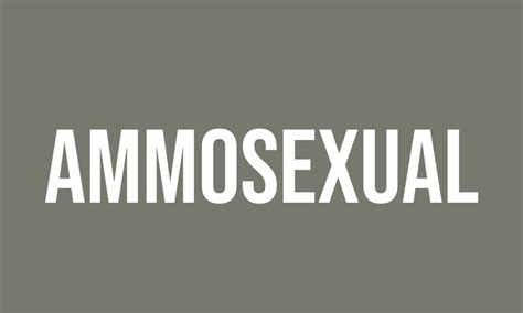 what is an ammosexual nude