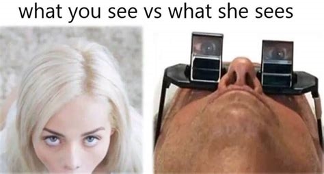 what you see vs what she sees nude